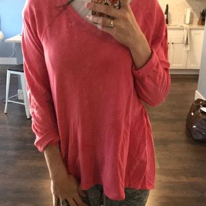 Basic Oversized Vneck Pullover